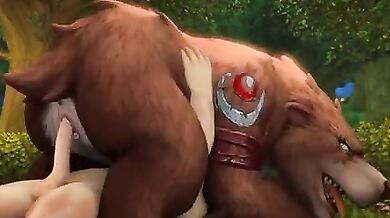 Human hard sex bear world of warcraft female male