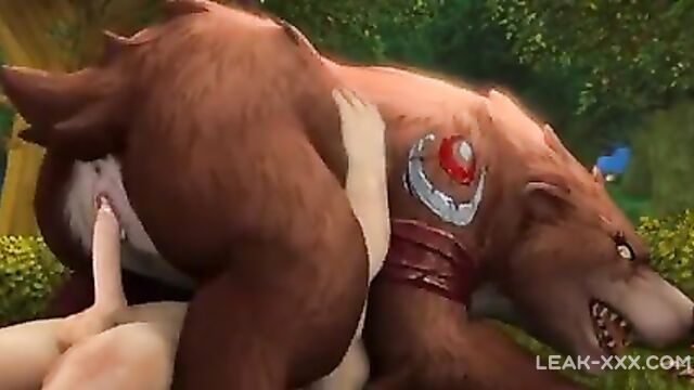 Human hard sex bear world of warcraft female male