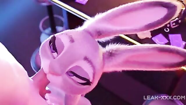 Blowjob from Judy Hopps rule 34 3D - 5 image