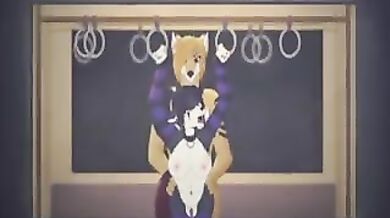 Furry Yiff Fox and Dog Rough Sex