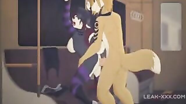 Furry Yiff Fox and Dog Rough Sex