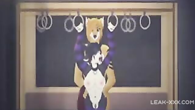 Furry Yiff Fox and Dog Rough Sex - 4 image