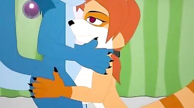 The well hung cub and his babysitter (yiff cartoon)