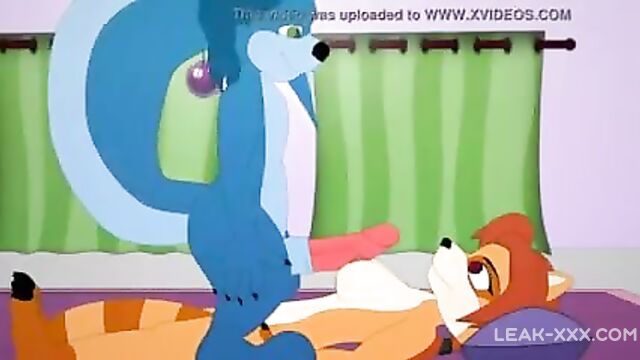 The well hung cub and his babysitter (yiff cartoon) - 3 image