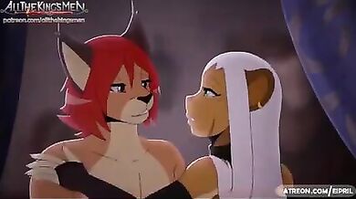 ALL THE KINGS MEN 3D FURRY YIFF ANIMATION WITH SOU