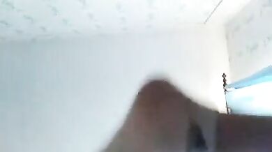 Brother fucks his teenage sister doggy style on the bed