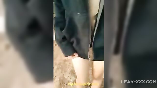 Daddy touched the pussy of his young daughter in the village - 2 image