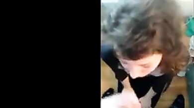 Pretty daughter sucked her father's penis for sperm