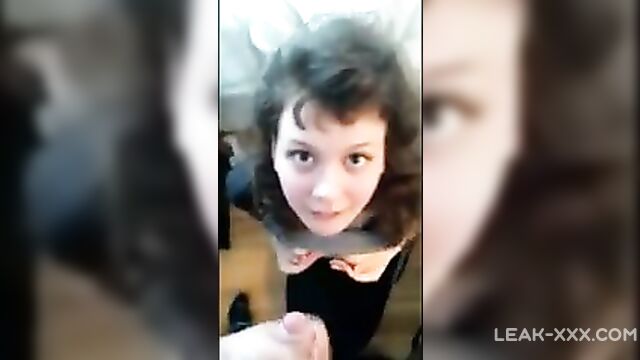 Pretty daughter sucked her father's penis for sperm