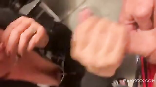 Blowjob for son in the garage pov - 5 image