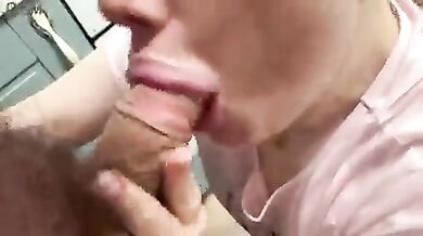 Best blowjob from sister pov
