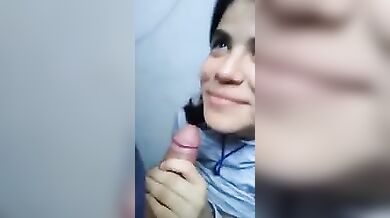 Brazilian mom gave her son a blowjob