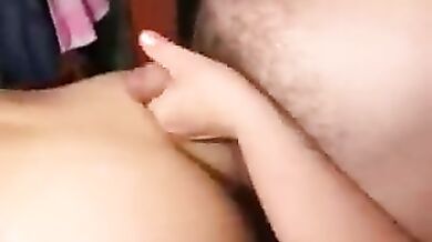 Pervert father and son had sex with the daughter in the presence of the mother