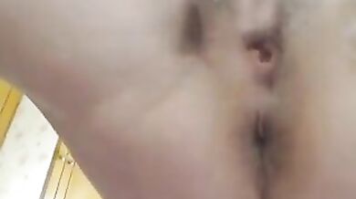 Russian mom showed her pussy to her son