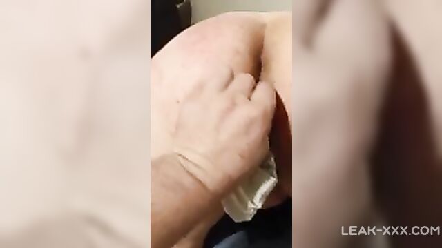 Russian son shoved panties into mother's pussy