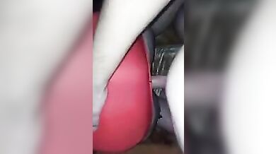 Russian son fucks mom doggy style on New Year's