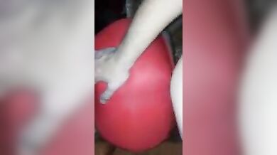 Russian son fucks mom doggy style on New Year's