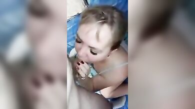 Mature mom loves to suck her son's dick