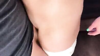 Sister's Creampied Panties - Roommate Listens and Jerk Off