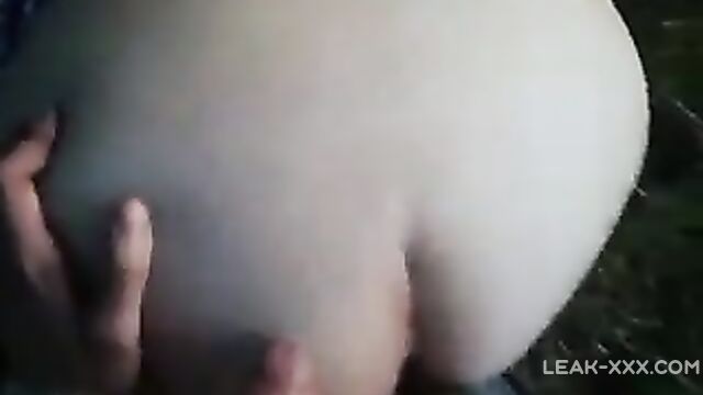 Russian mature mom sucks her son in the little forest - 1 image