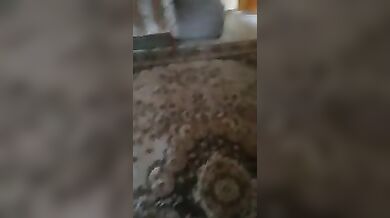 Son roughly fucked his fat mother in the mouth