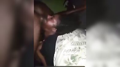 Son fucked his ebony mother in the mouth