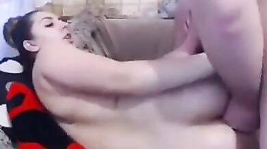 Brother tries to insert into teen sister