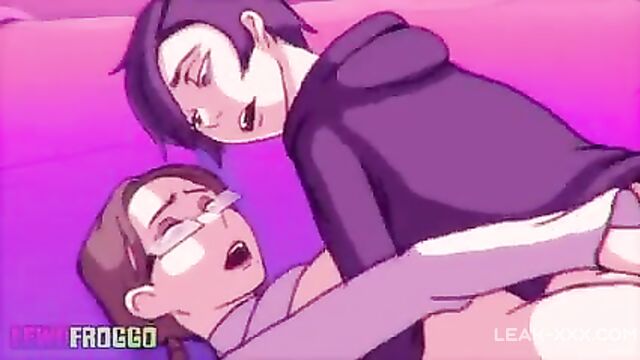 Son helped his mother fill her mouth with sperm - 4 image