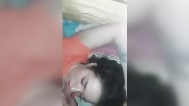 Brother masturbates to his sleeping sister