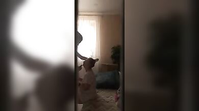 Real mom fucked with her son doggy style