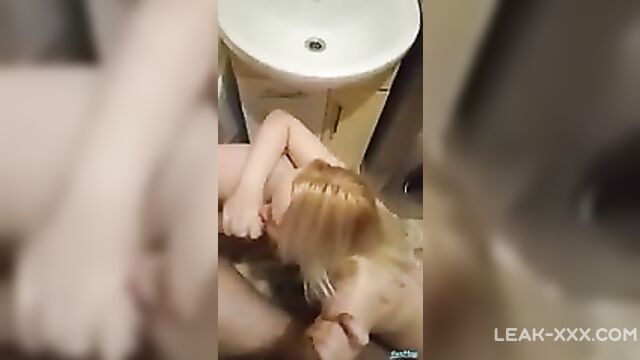 Mature mom sucks dad and son cock in the bath