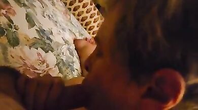 Granny pleases grandson's dick with her working mouth pov