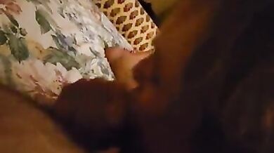 Granny pleases grandson's dick with her working mouth pov