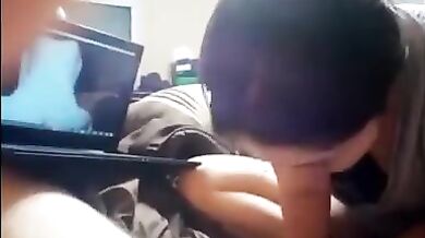 Brother and Sister Handjob, Head and Cum in Mouth