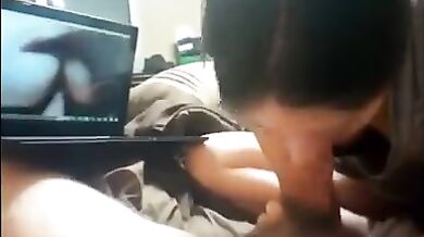 Brother and Sister Handjob, Head and Cum in Mouth