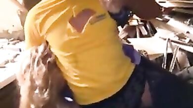 Brother and friends fucking sister hard in group sex