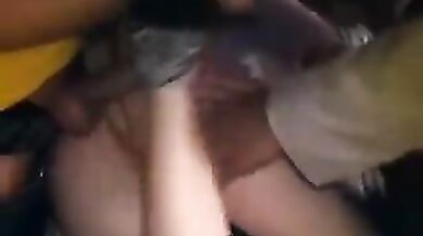 Brother and friends fucking sister hard in group sex