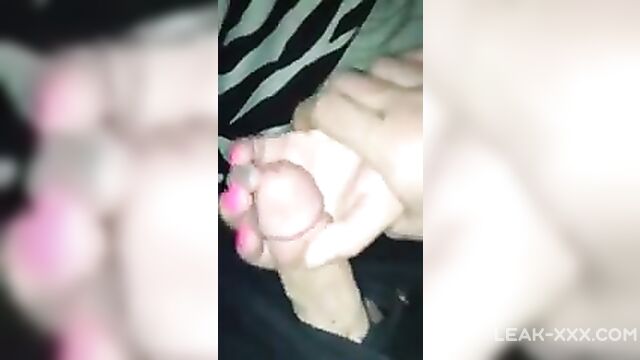 Son Jerks Off A Dick With The Hand Of A Sleeping Drunk Mom - 3 image