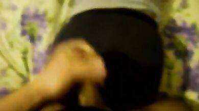 Lustful sister is worried that her brother will cum in her pussy