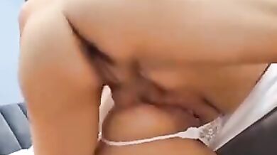 Son sweet talked the busty mom into anal