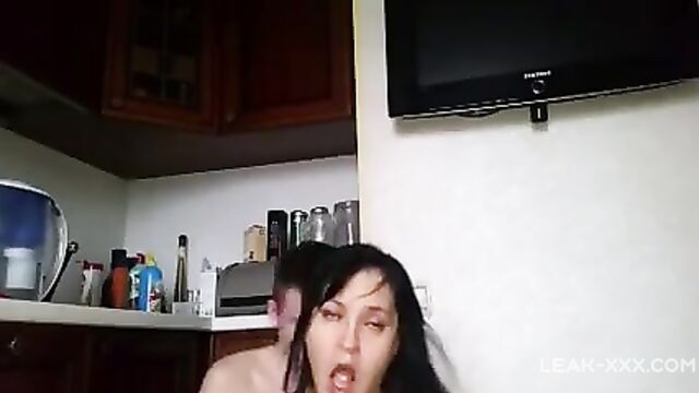Young son fucking his brunette mom like a whore - 4 image