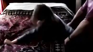 Real brother fucking his sister doggy style
