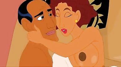 Incest cartoon - Family Sex of mom, dad, and daughter