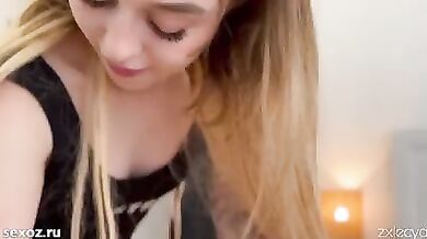Brother, don't Jerk Off, let your Sister help you Cum