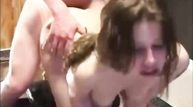 Father fucks his daughter in the ass without ceremony homemade incest porn anal blowjob