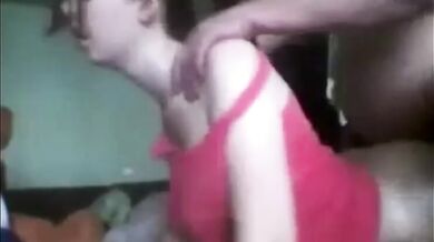 Drunk father fucks his daughter doggy style